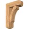 Ekena Millwork Imperial Craftsman Smooth Bracket w/ Offset Brace, Western Red Cedar, 7 1/2"W x 22"D x 30"H BKT0806X22X30IMP04SWR - alternate 1